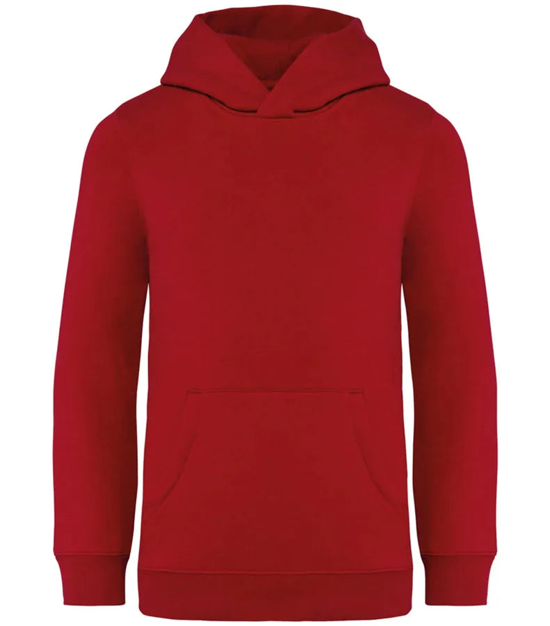 Kids hooded sweatshirt 350gsm HibiscusRed