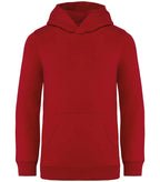 Kids hooded sweatshirt 350gsm HibiscusRed