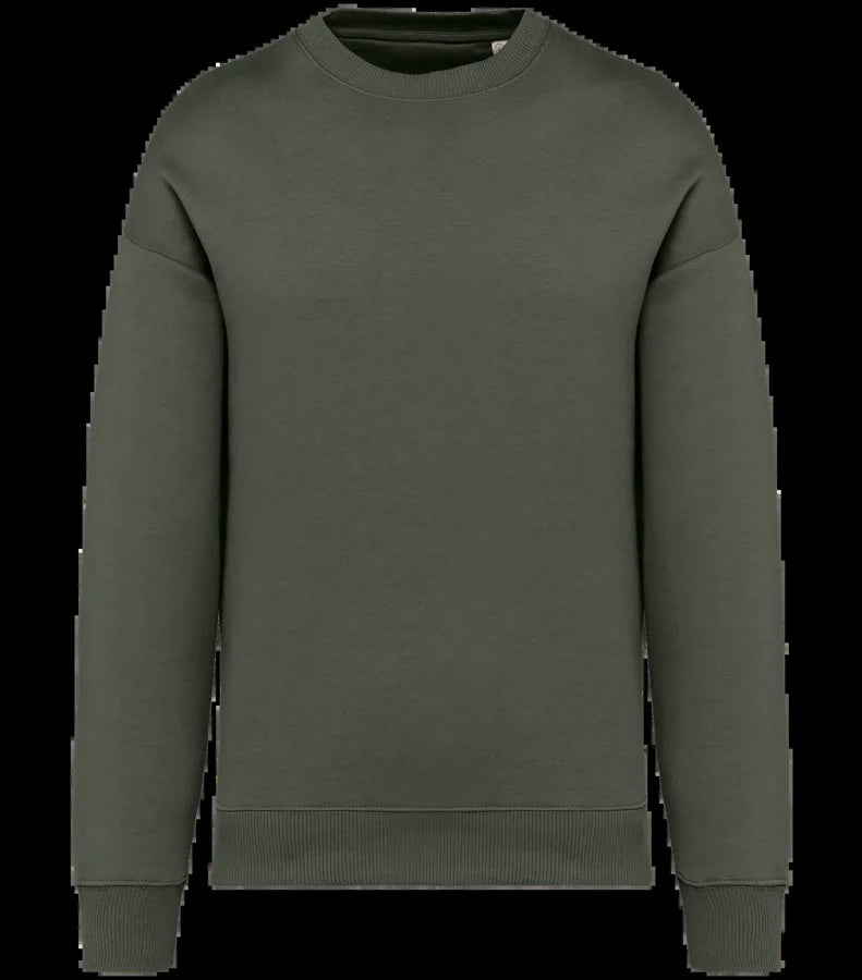 Unisex oversized sweatshirt 300gsm OrganicKhaki
