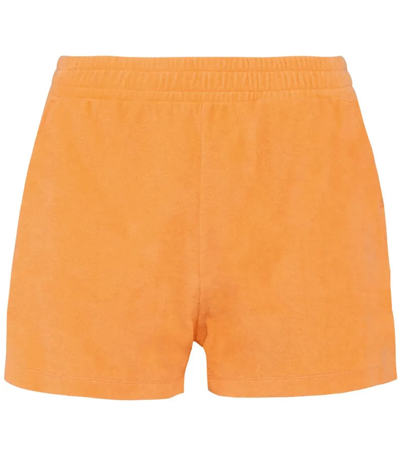 Ladies Terry Towel shorts Apricot