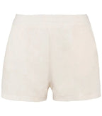 Ladies Terry Towel shorts Ivory