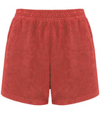 Ladies Terry Towel shorts Paprika