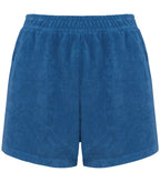 Ladies Terry Towel shorts RivieraBlue