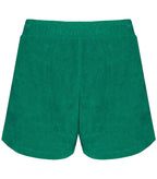 Ladies Terry Towel shorts MalachiteGreen
