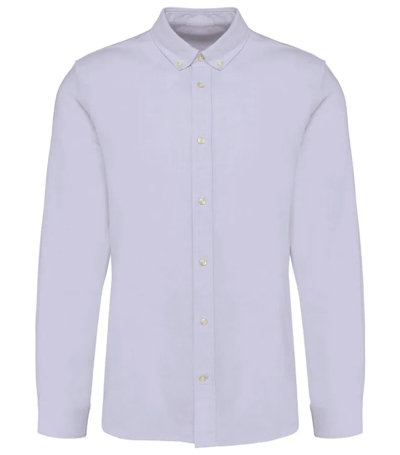 Men Oxford Long-Sleeved Shirt OxfordLavender