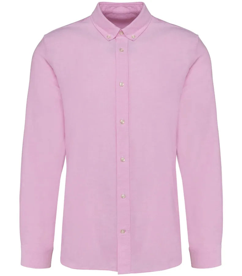 Men Oxford Long-Sleeved Shirt OxfordPink