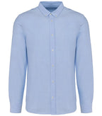 Men Oxford Long-Sleeved Shirt OxfordSkyBlue