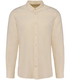 Men Oxford Long-Sleeved Shirt OxfordYellow