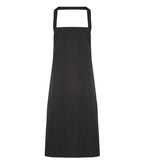 Organic Cotton Bib Apron Black