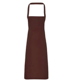 Organic Cotton Bib Apron Brown