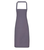 Organic Cotton Bib Apron DarkGrey