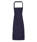 Organic Cotton Bib Apron Navy