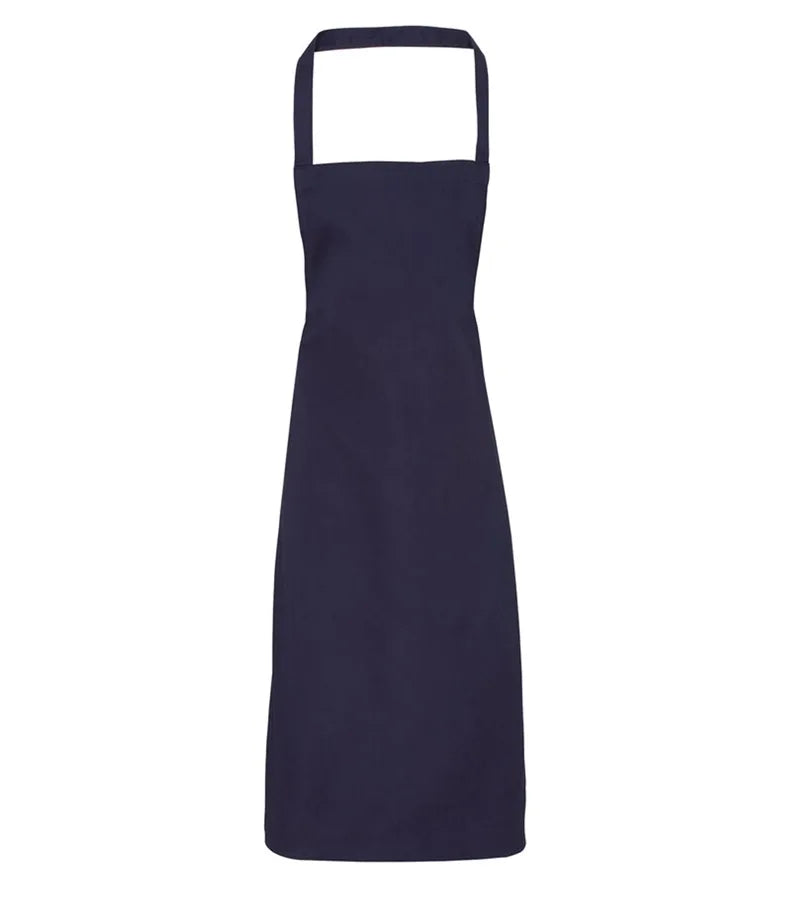 Organic Cotton Bib Apron Navy