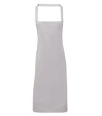 Organic Cotton Bib Apron Silver