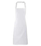 Organic Cotton Bib Apron White