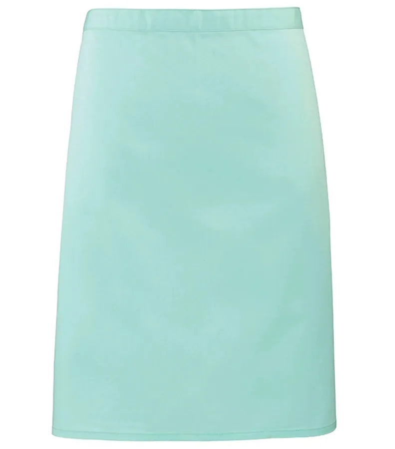 Mid-length apron Aqua