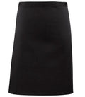 Mid-length apron Black