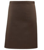 Mid-length apron Brown