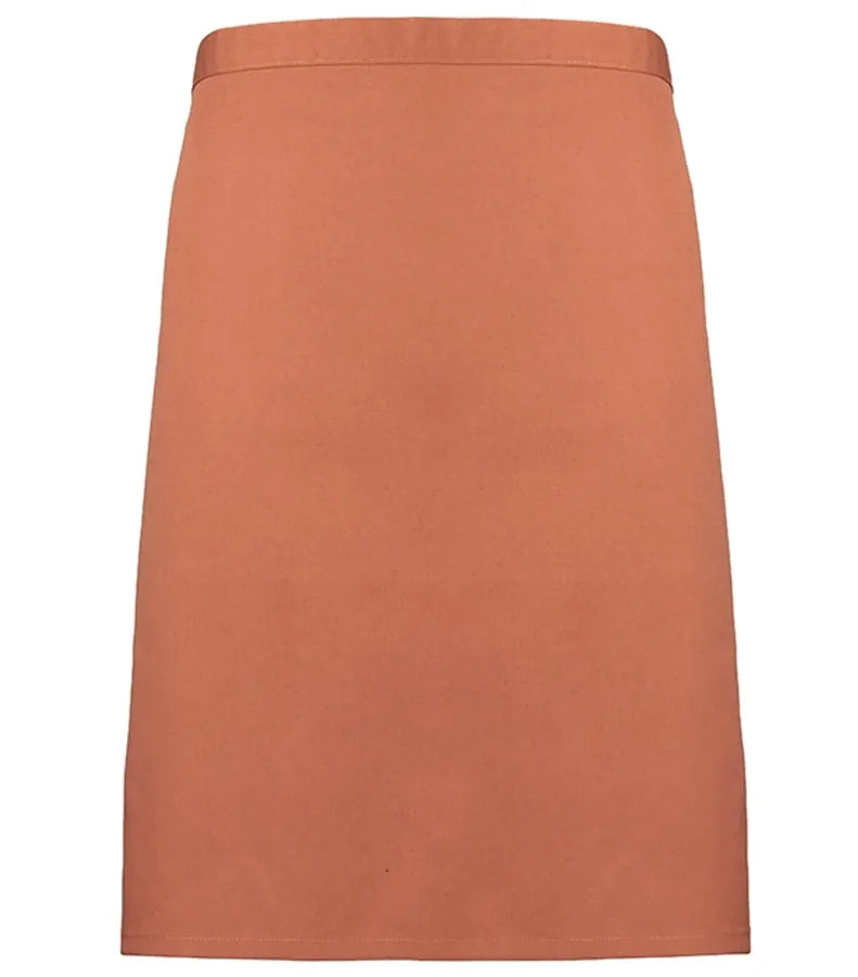 Mid-length apron Chesnut