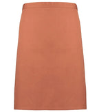 Mid-length apron Chesnut
