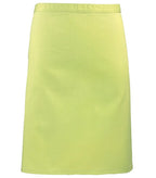Mid-length apron Lime
