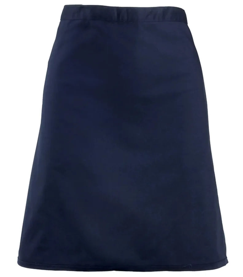 Mid-length apron Navy