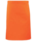 Mid-length apron Orange