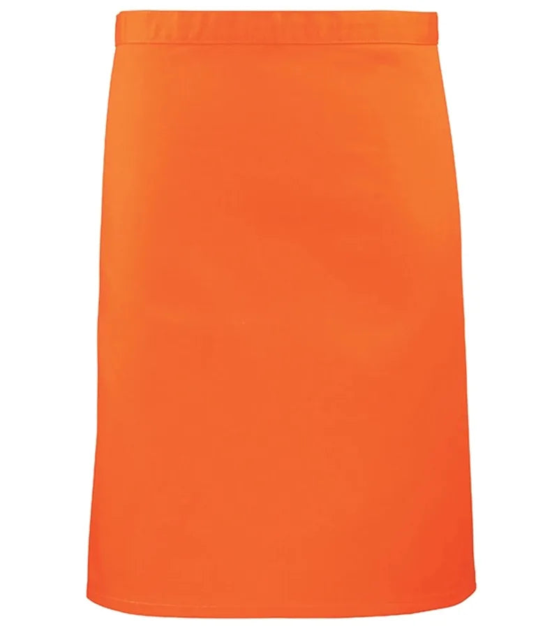 Mid-length apron Orange