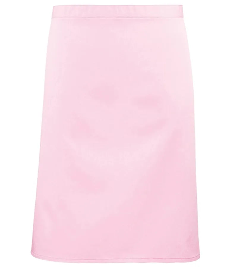 Mid-length apron Pink