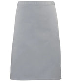 Mid-length apron Silver