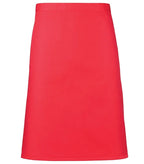 Mid-length apron StrawberryRed