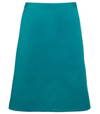 Mid-length apron Teal