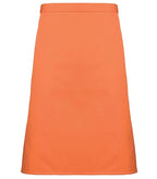 Mid-length apron Terracotta