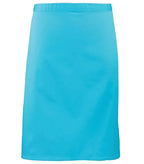 Mid-length apron Turquoise