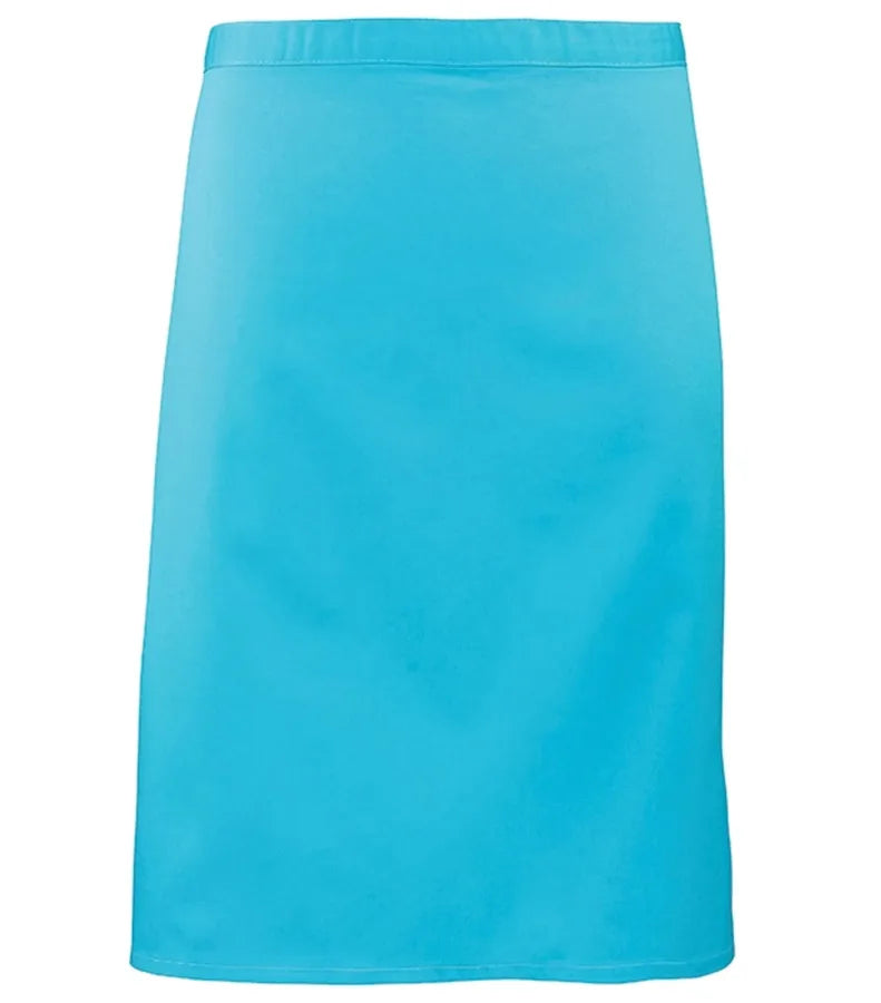 Mid-length apron Turquoise