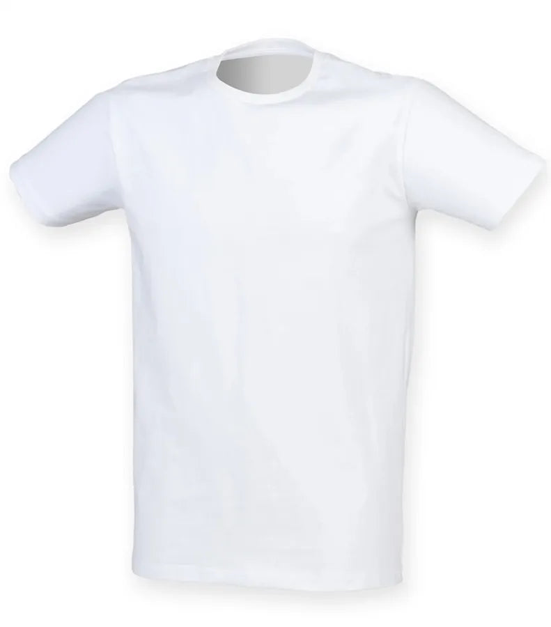Men Feel Good Stretch T-Shirt White