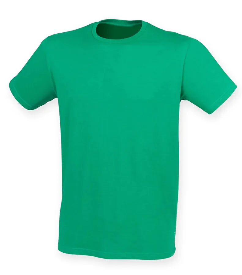 Men Feel Good Stretch T-Shirt Green