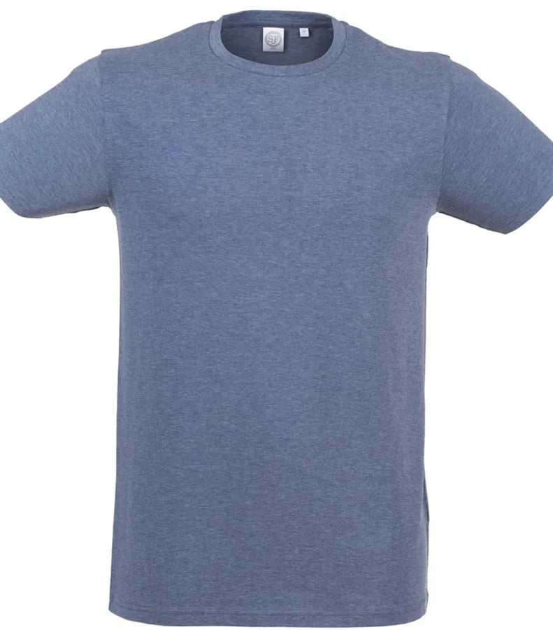 Men Feel Good Stretch T-Shirt HeatherNavy