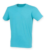 Men Feel Good Stretch T-Shirt SurfBlue