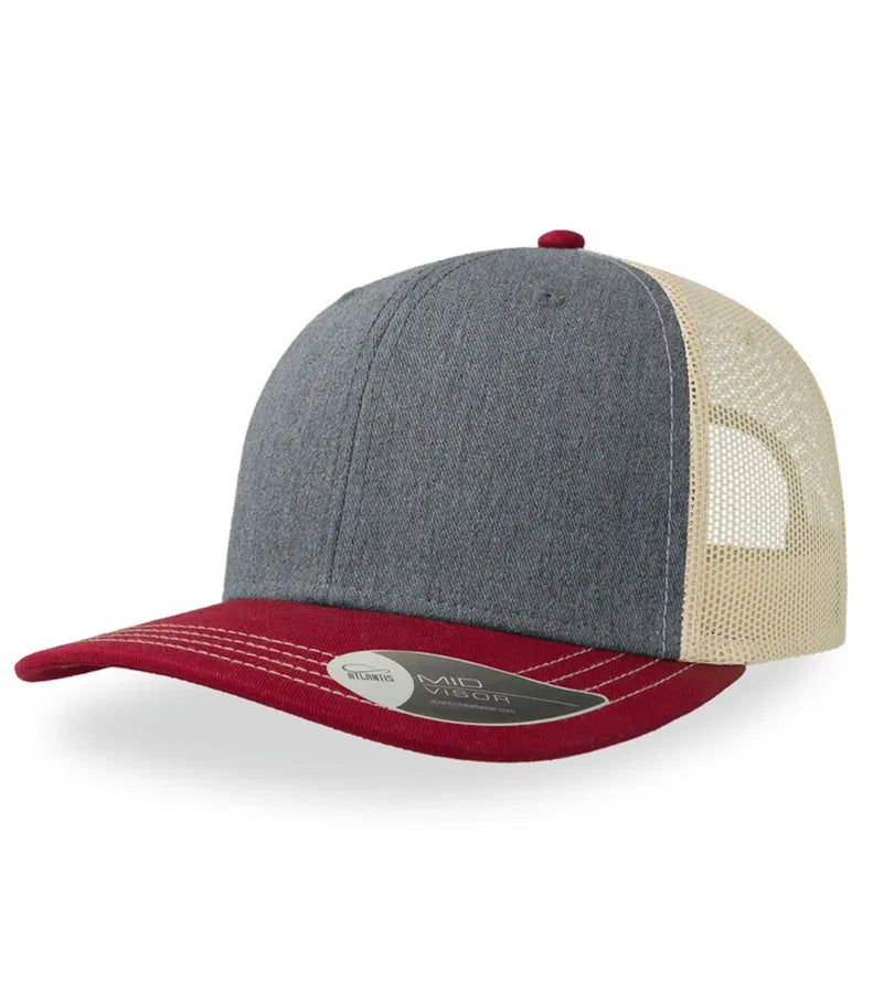 SONIC Cap Greymel/Cardinal/Beige