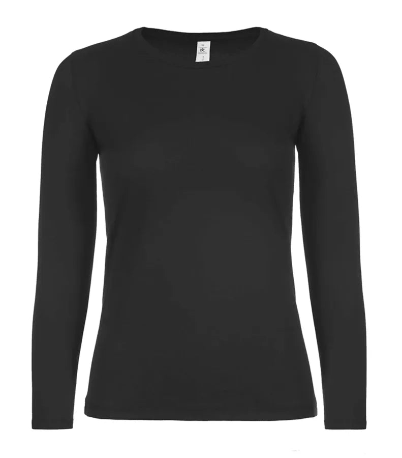 B&C #E150 LSL /women Black