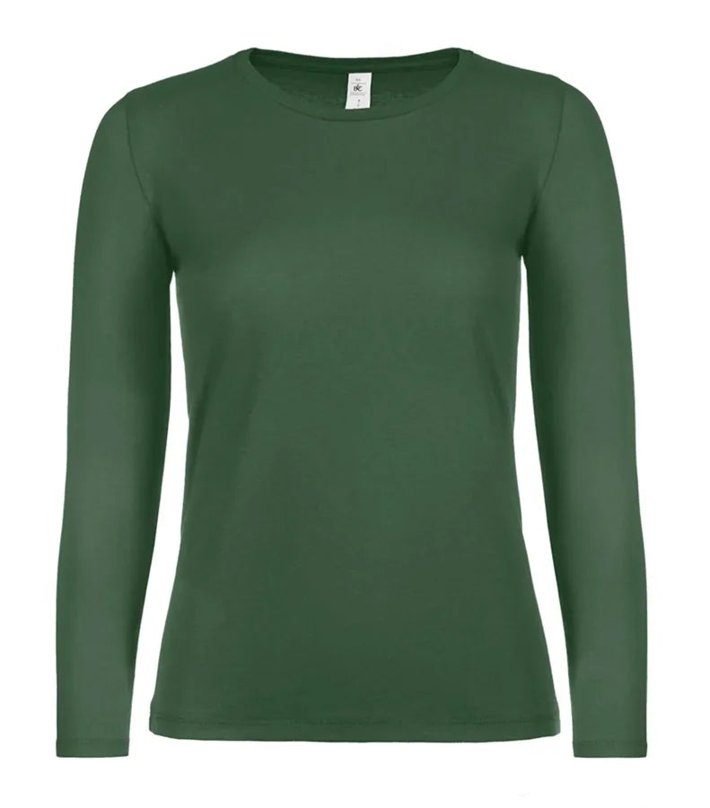 B&C #E150 LSL /women BottleGreen