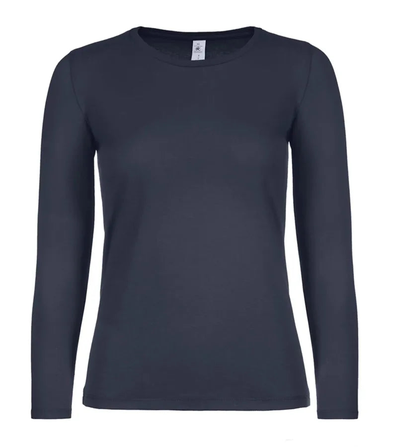 B&C #E150 LSL /women Navy