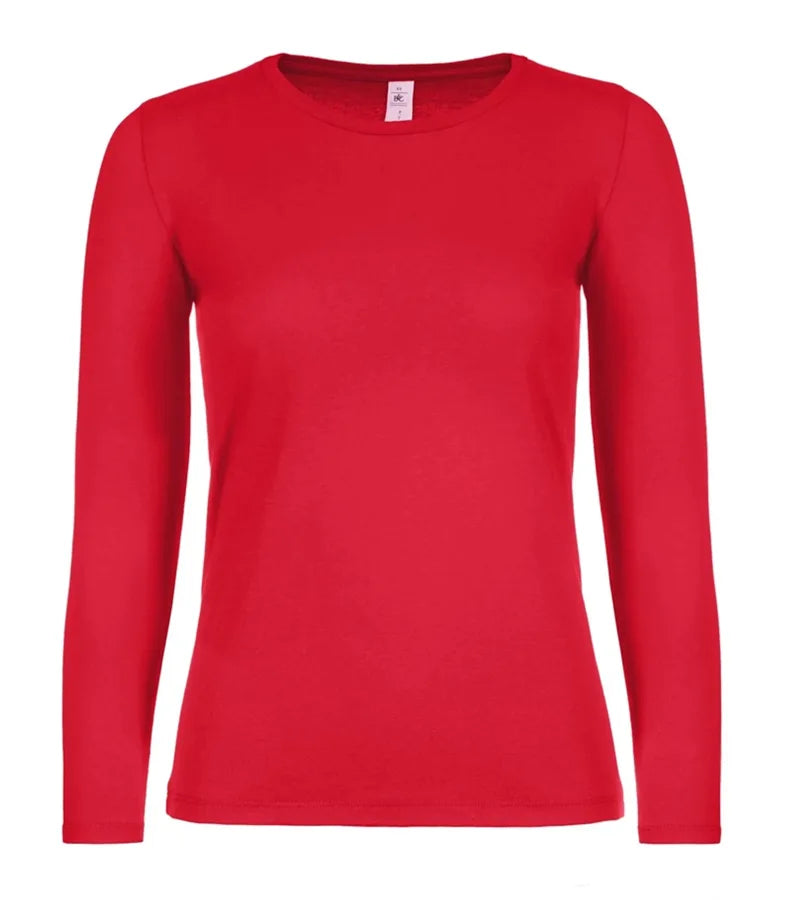 B&C #E150 LSL /women Red