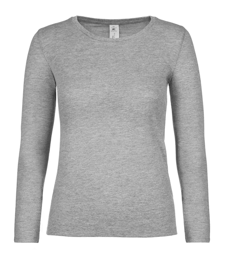 B&C #E150 LSL /women SportGrey