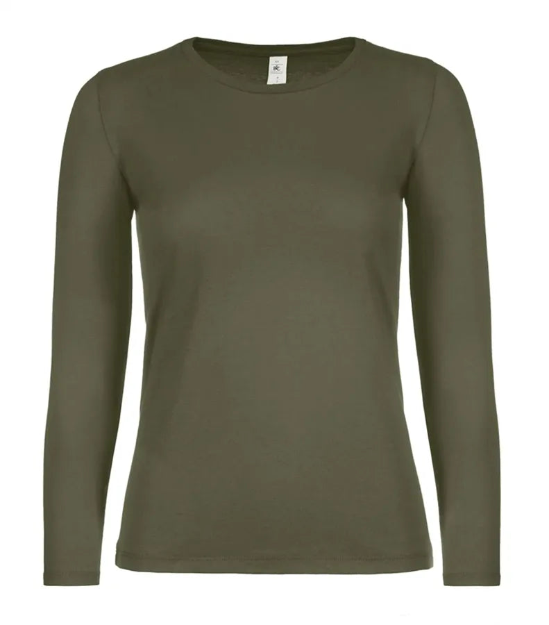 B&C #E150 LSL /women UrbanKhaki