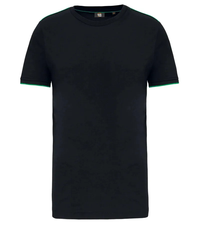 Men's Short-Sleeved Day To Day T-shirt Black/KellyGreen