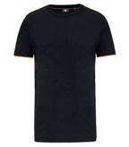 Men's Short-Sleeved Day To Day T-shirt Black/Orange