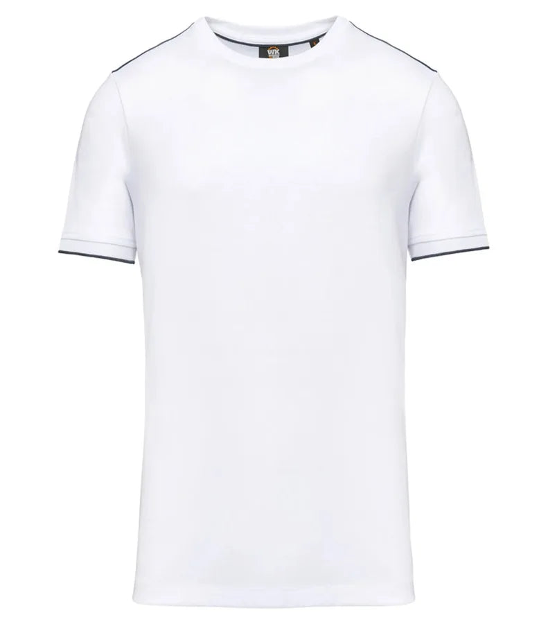 Men's Short-Sleeved Day To Day T-shirt White/Navy