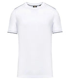 Men's Short-Sleeved Day To Day T-shirt White/Navy